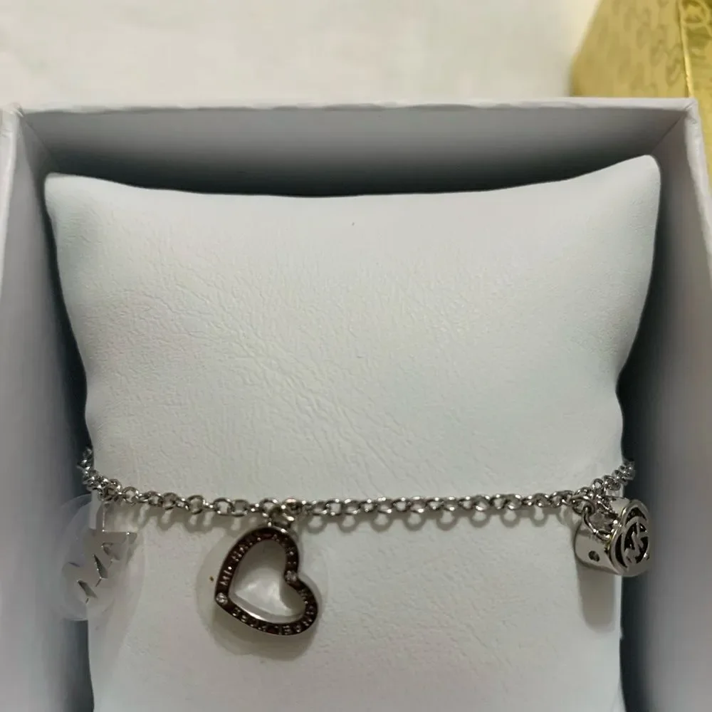 Michael kors Silver heart bracelet MKJX7780040